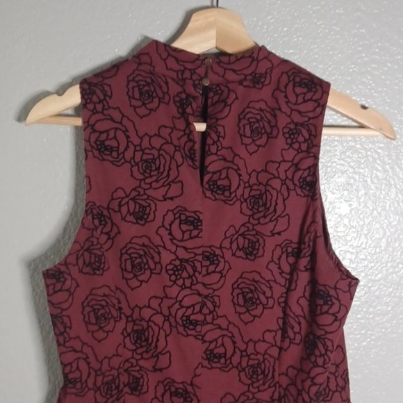 Lc Lauren Conrad red skater dress - Picture 6 of 9